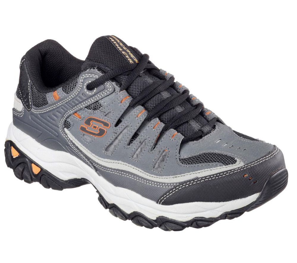 Skechers After Burn - Memory Fit Men\'s Training Shoes Grey | ABPO80219