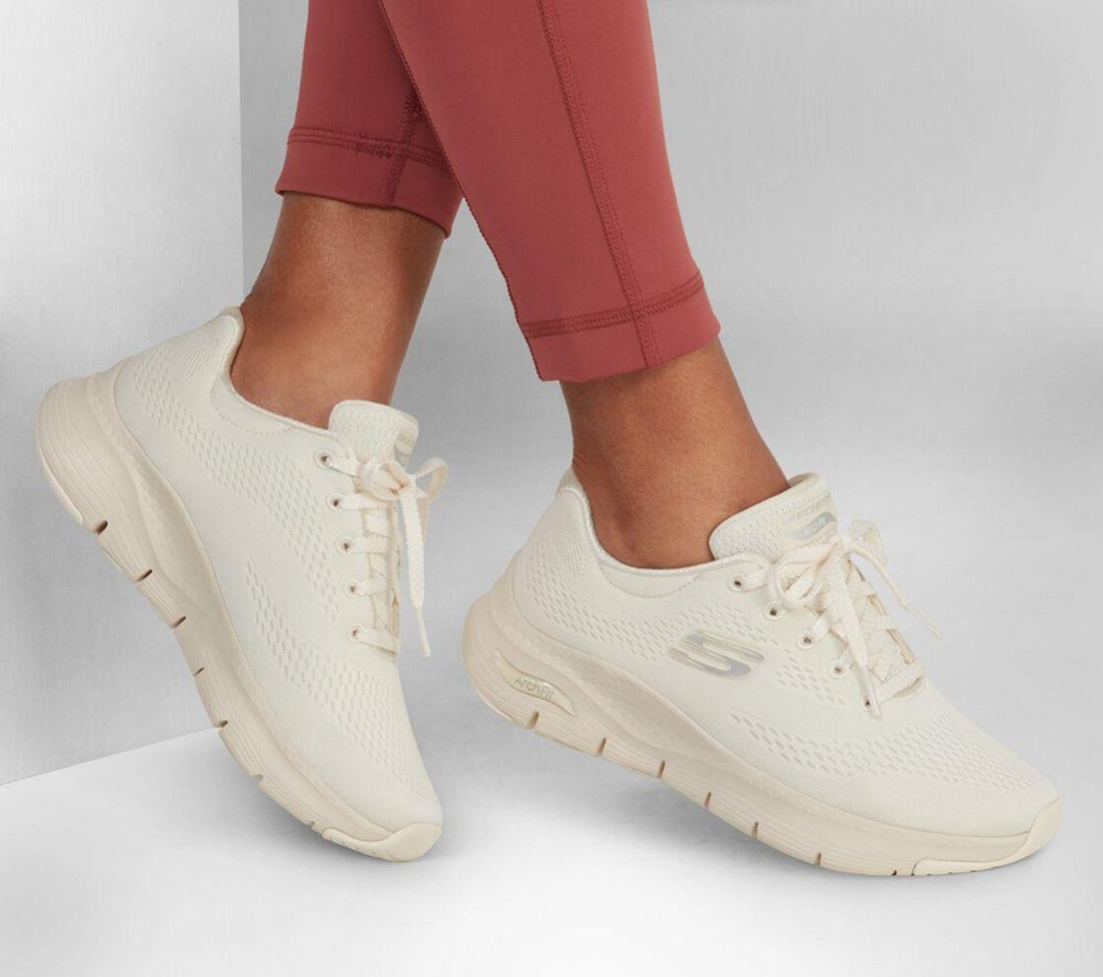 Skechers Arch Fit - Big Appeal Women's Walking Shoes White | PSMC30819