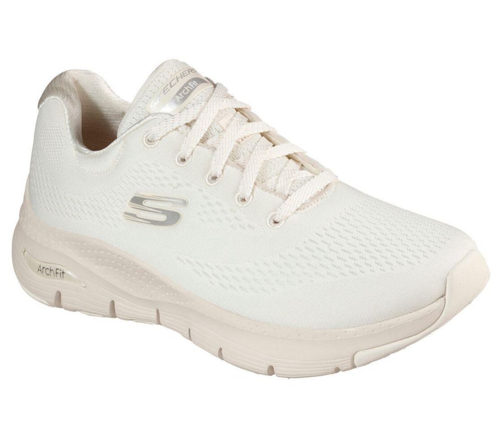 Skechers Arch Fit - Big Appeal Women\'s Walking Shoes White | PSMC30819
