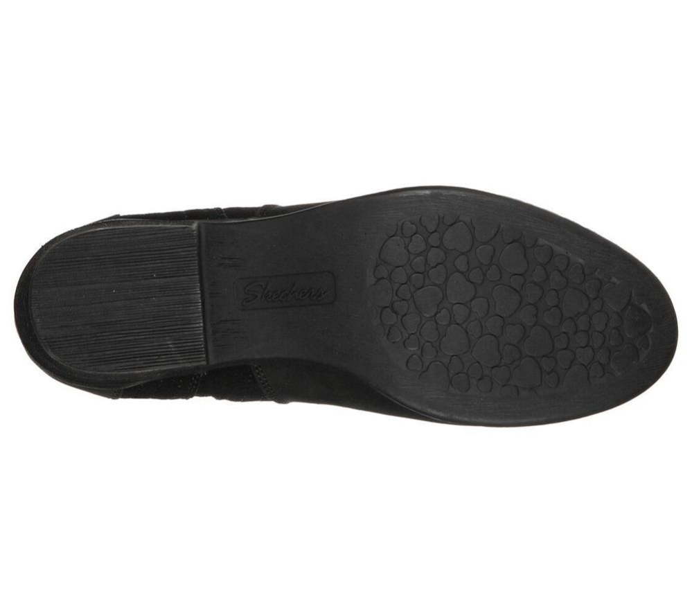 Skechers Arch Fit Lasso - Classy Charmer Women's Ankle Boots Black | VWAP40835