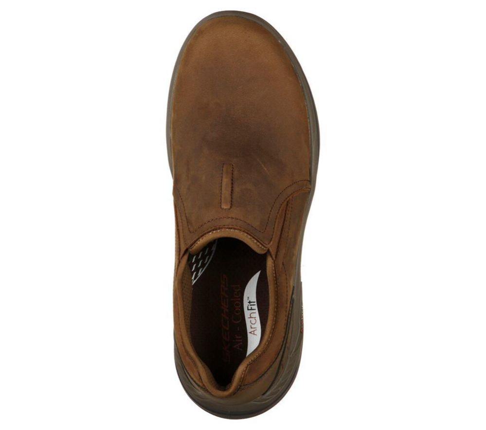 Skechers Arch Fit Motley - Orago Men's Loafers Brown | TNZC97258