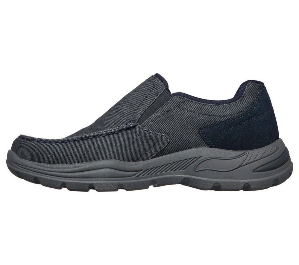 Skechers Arch Fit Motley - Rolens Men's Loafers Navy | EHFC14056