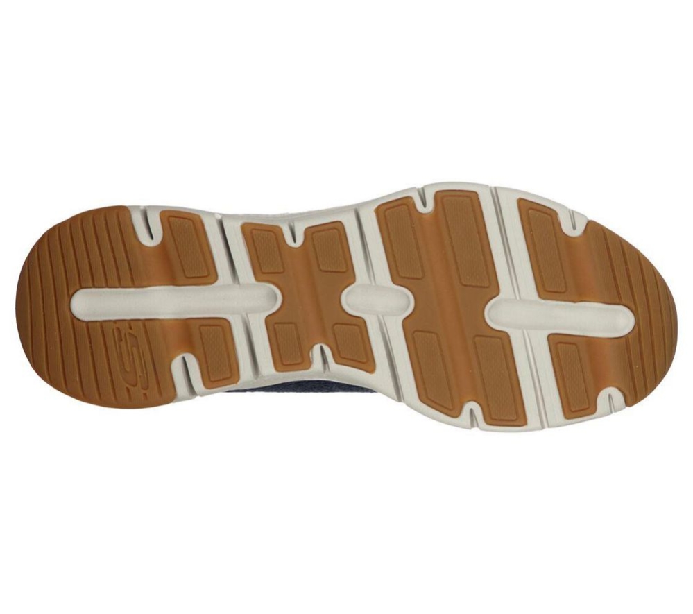 Skechers Arch Fit - Paradyme Men's Walking Shoes Navy | AMIU93524