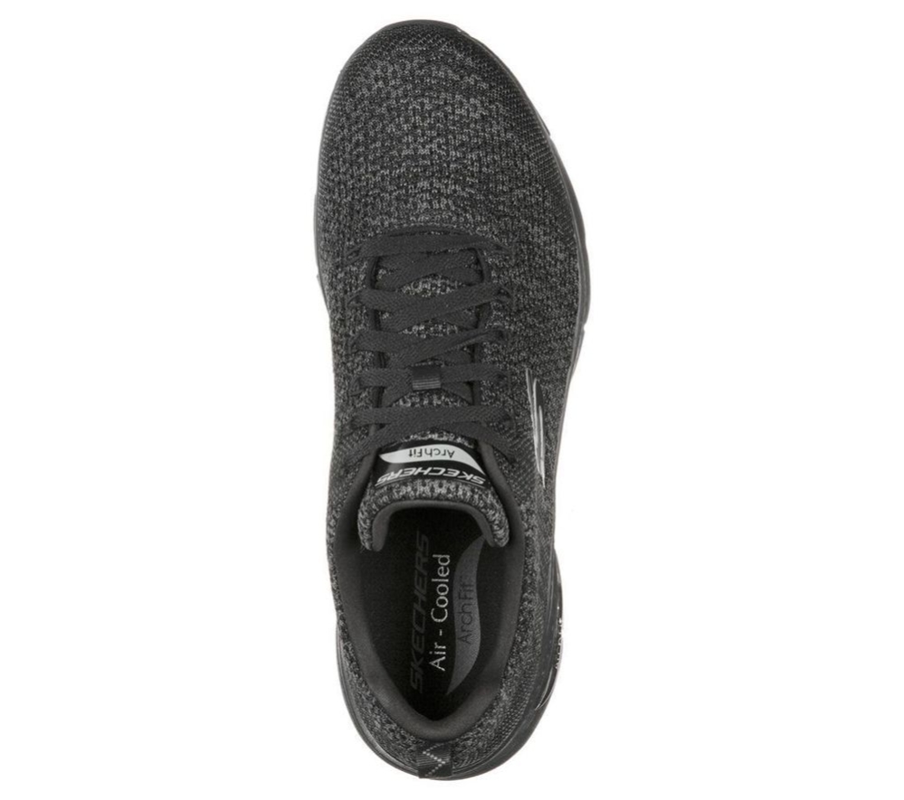 Skechers Arch Fit - Paradyme Men's Walking Shoes Black Grey | SCQG16257
