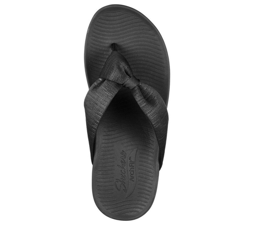 Skechers Arch Fit Sunshine - My Life Women's Flip Flops Grey | PATF72508