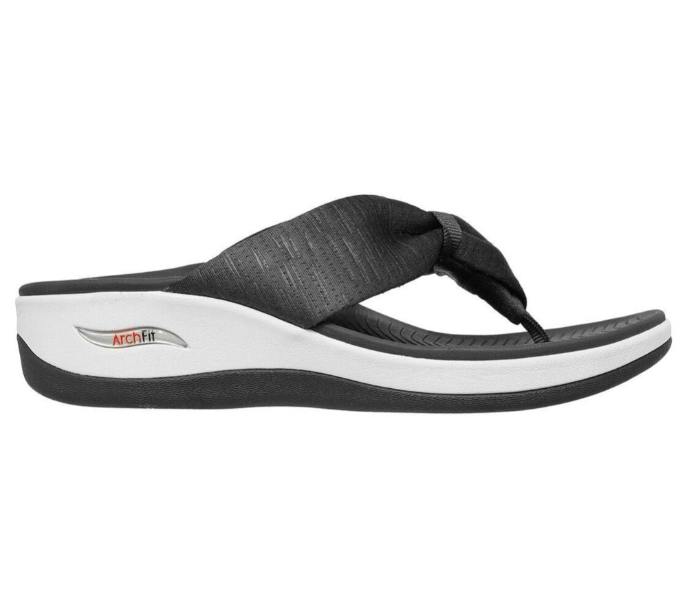 Skechers Arch Fit Sunshine - My Life Women's Flip Flops Grey | PATF72508