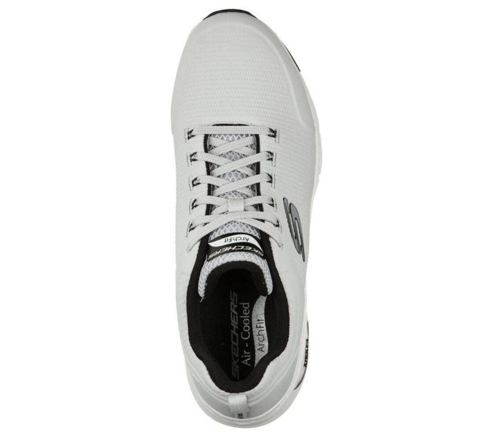 Skechers Arch Fit - Titan Men's Training Shoes Grey Black | LOZK50378