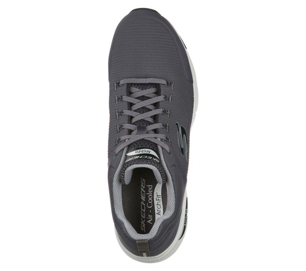 Skechers Arch Fit - Titan Men's Training Shoes Grey | VHTK48701
