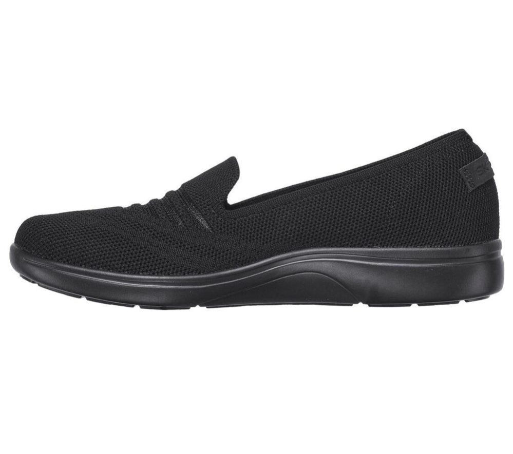 Skechers Arch Fit Uplift - Cutting Edge Women's Trainers Black | VOPU76034