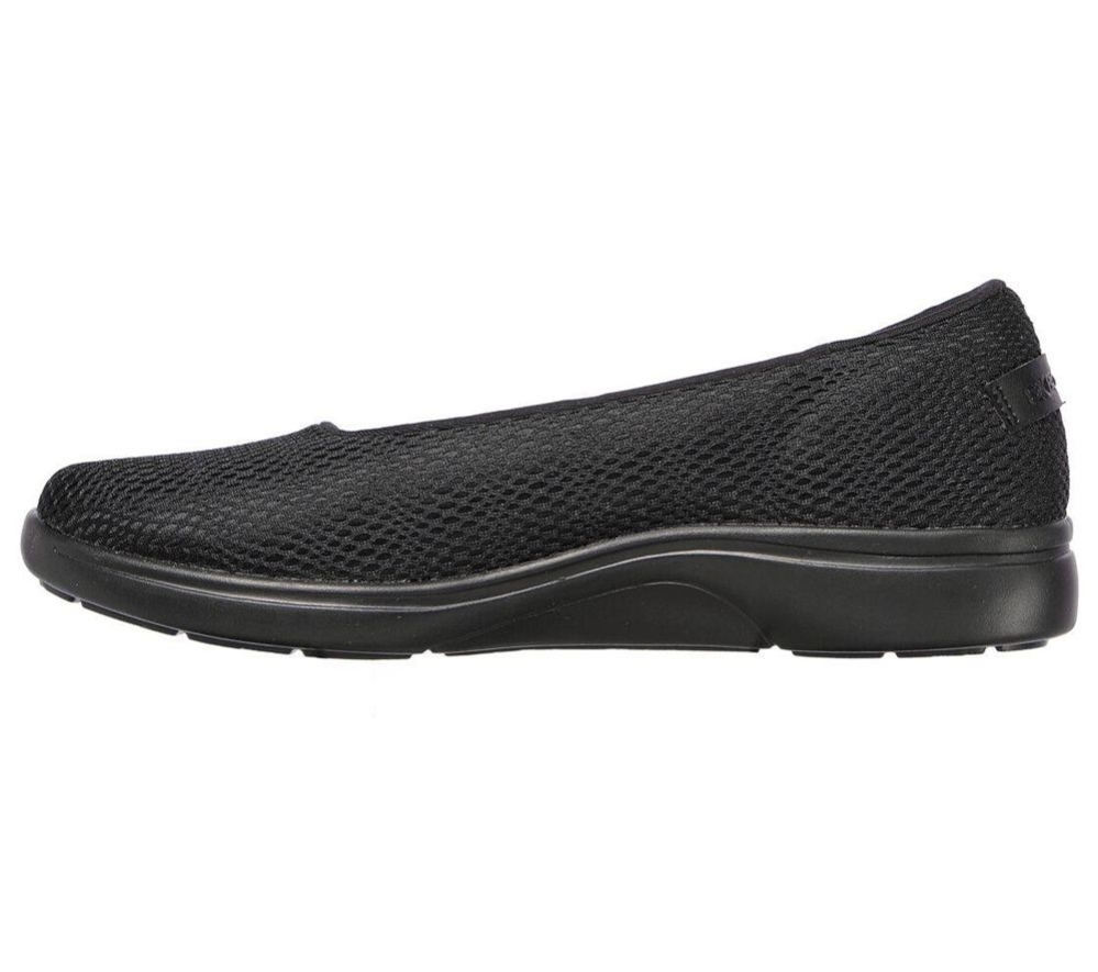 Skechers Arch Fit Uplift - Defined Women's Slip On Shoes Black | PAEJ18973