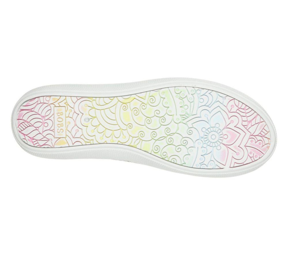 Skechers BOBS B Cute - Oodles Doodles Women's Trainers White Multicolor | MNWY37542