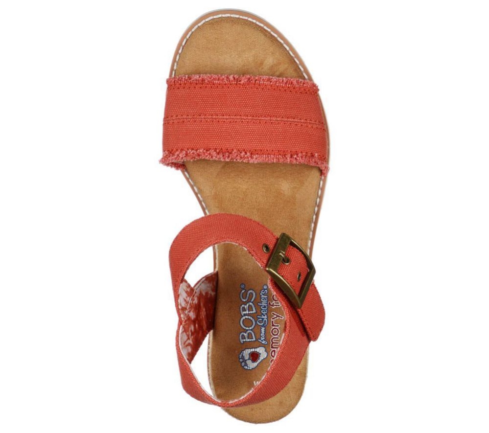 Skechers BOBS Desert Kiss - Adobe Princess Women's Sandals Red | WHJI42386