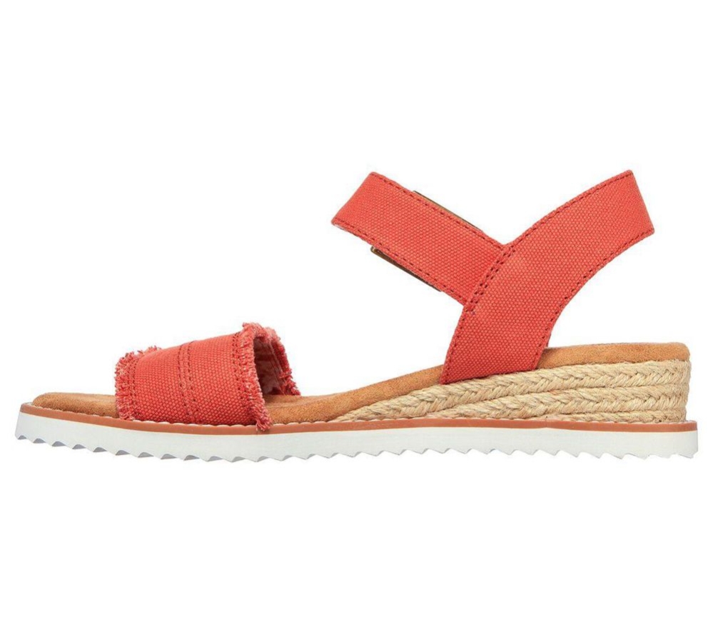 Skechers BOBS Desert Kiss - Adobe Princess Women's Sandals Red | WHJI42386