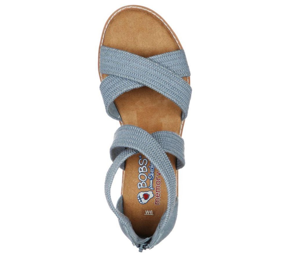 Skechers BOBS Desert Kiss - Desert Nights Women's Sandals Blue | XYNK24638