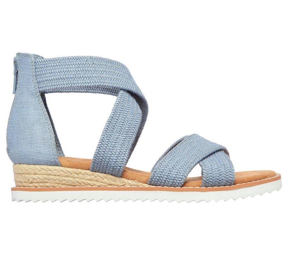 Skechers BOBS Desert Kiss - Desert Nights Women's Sandals Blue | XYNK24638