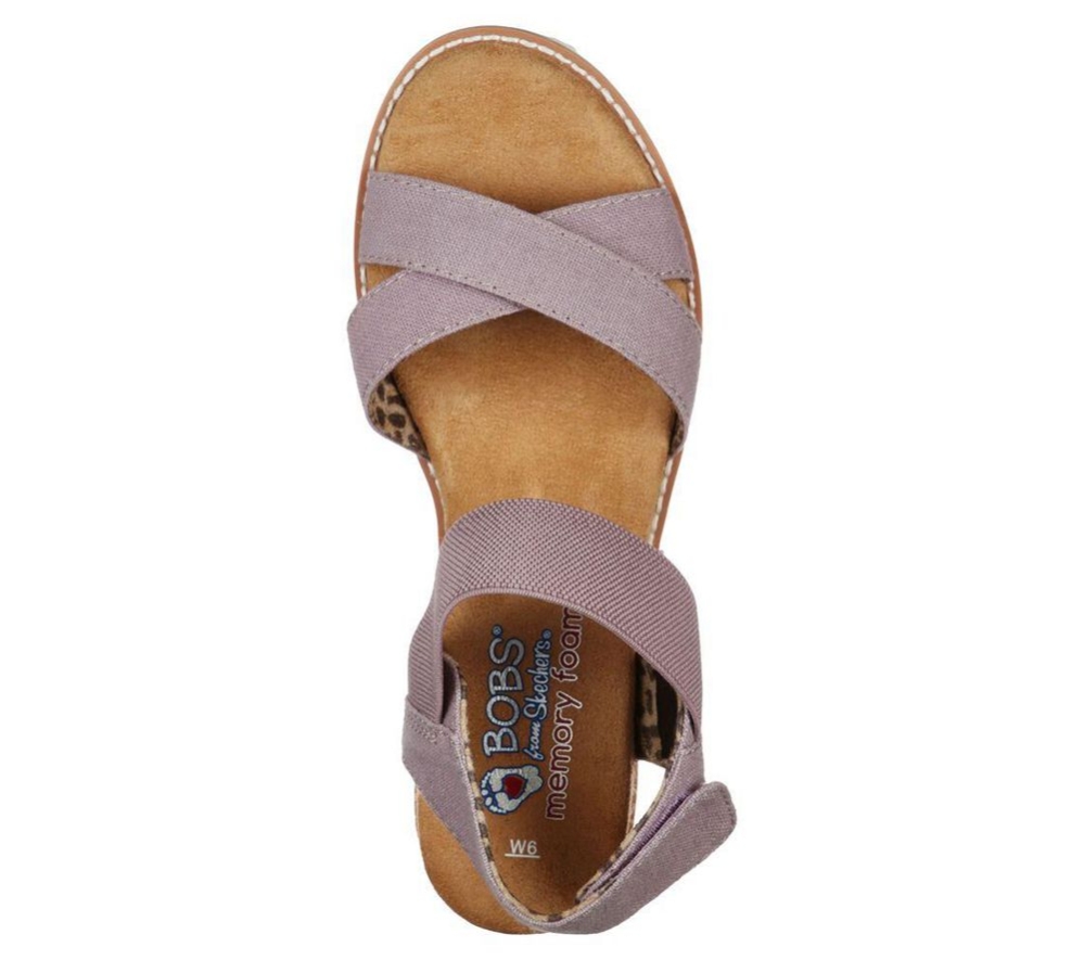 Skechers BOBS Desert Kiss - Secret Picnic Women's Sandals Purple | UWTM56309