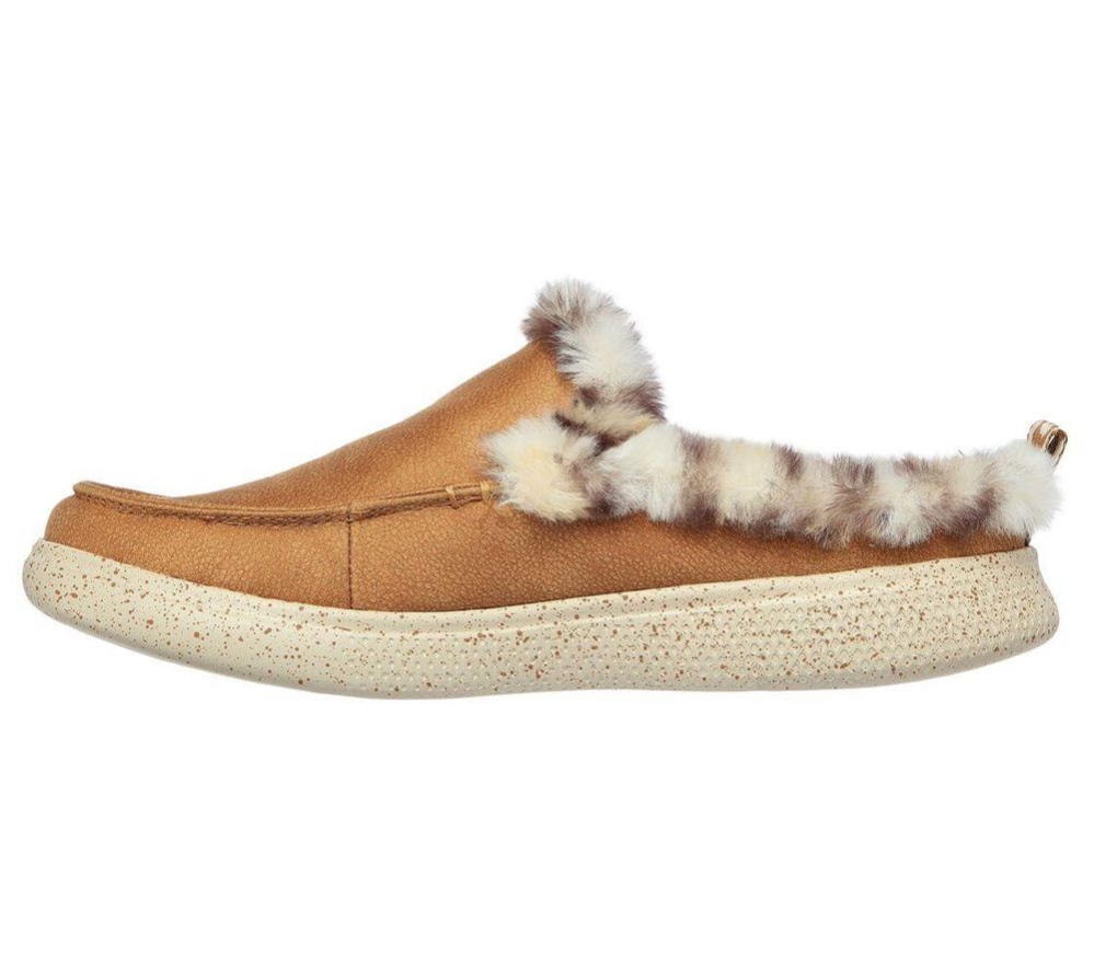 Skechers BOBS Skipper - Wild Tiger Women's Slippers Brown | QKPA13507