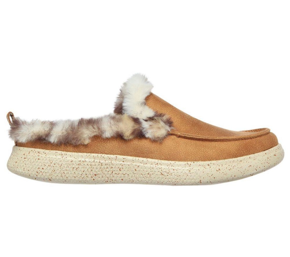 Skechers BOBS Skipper - Wild Tiger Women's Slippers Brown | QKPA13507