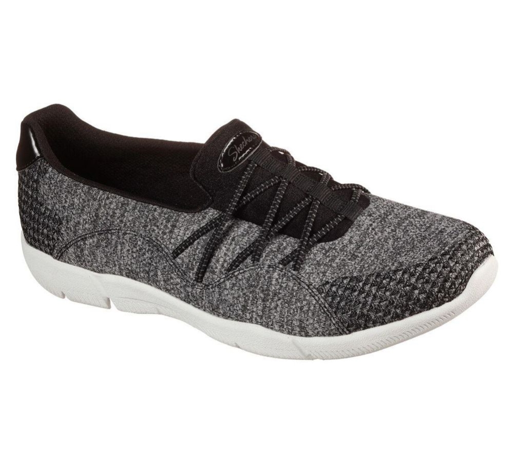 Skechers Be-Lux - Washed Wave Women\'s Trainers Grey Black White | ZMXB94871