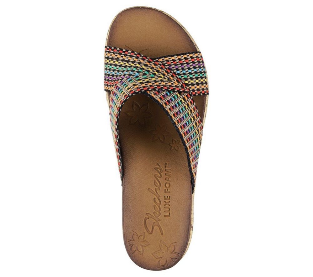 Skechers Beverlee - Delighted Women's Slides Multicolor | JMOB69341