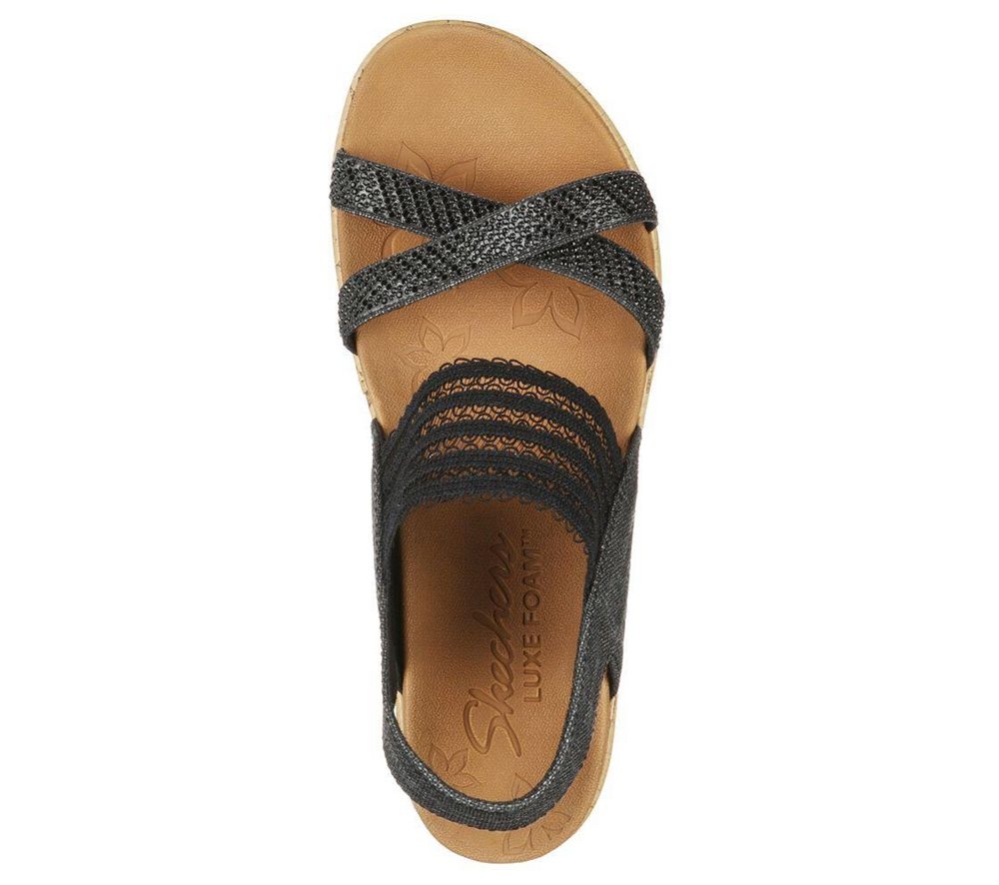 Skechers Beverlee - Fancy Sips Women's Sandals Black | TSAZ82173