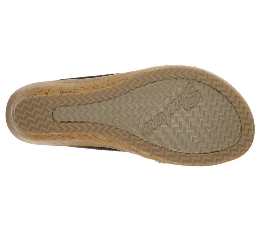Skechers Beverlee - Fancy Sips Women's Sandals Black | TSAZ82173