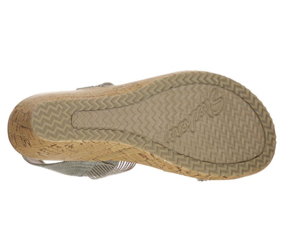 Skechers Beverlee - Pretty Chic Women's Sandals Grey | NPIL48207