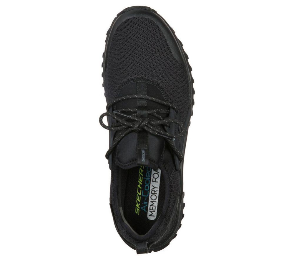 Skechers Bionic Trail Men's Trail Running Shoes Black | PCKW62487