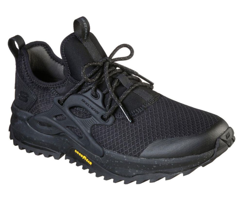 Skechers Bionic Trail Men\'s Trail Running Shoes Black | PCKW62487