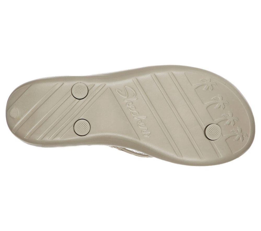 Skechers Bungalow - Coral Gem Women's Flip Flops Grey | MAEK69287