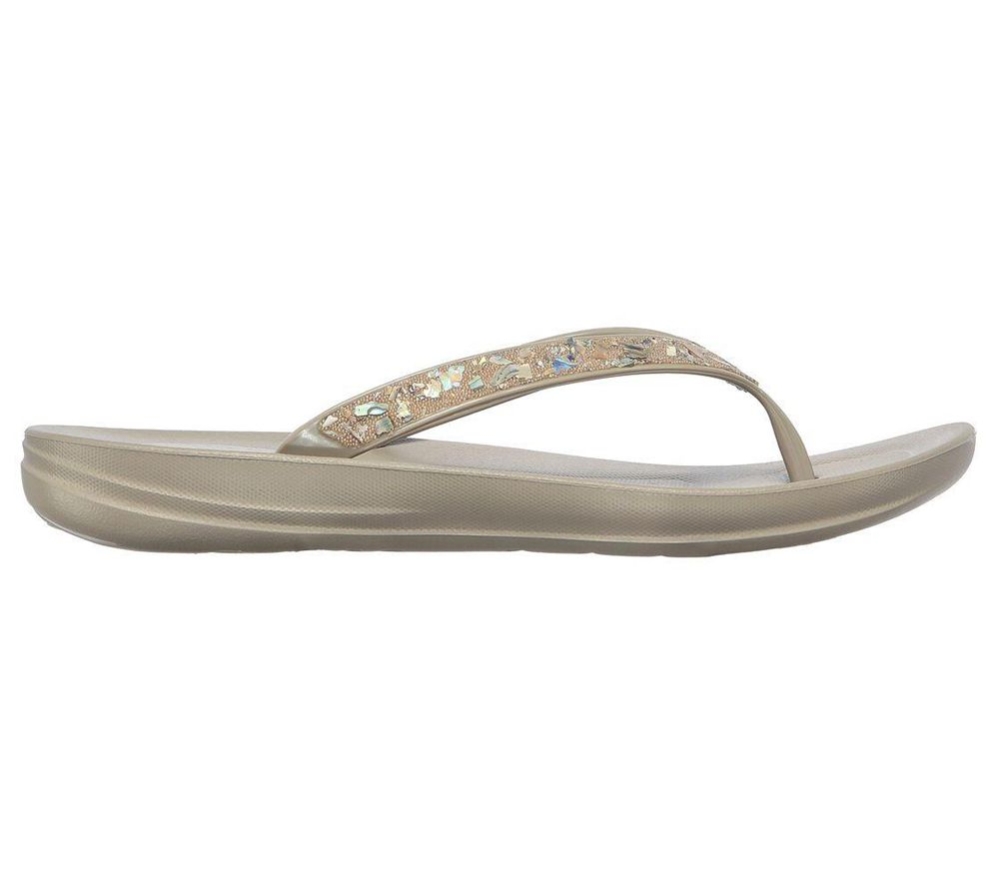 Skechers Bungalow - Coral Gem Women's Flip Flops Grey | MAEK69287