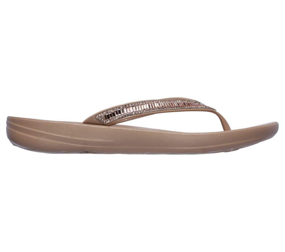 Skechers Bungalow - Poolside Summer Women's Flip Flops Pink | HLPN67458