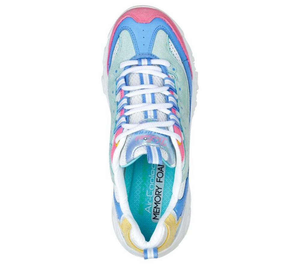 Skechers Cali Collection: D'Lites - City Splendid Women's Trainers White Multicolor | WBUT05291