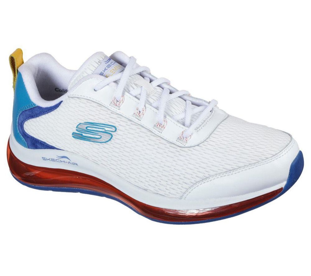 Skechers Cali Collection: Skech-Air Element 2.0 - Hyperactive Men\'s Training Shoes White Multicolor | GQXR96873