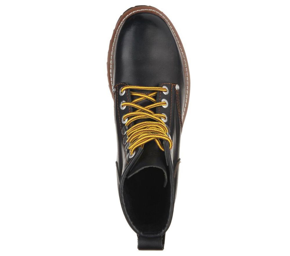 Skechers Cascades Men's Winter Boots Black | NVSY29641