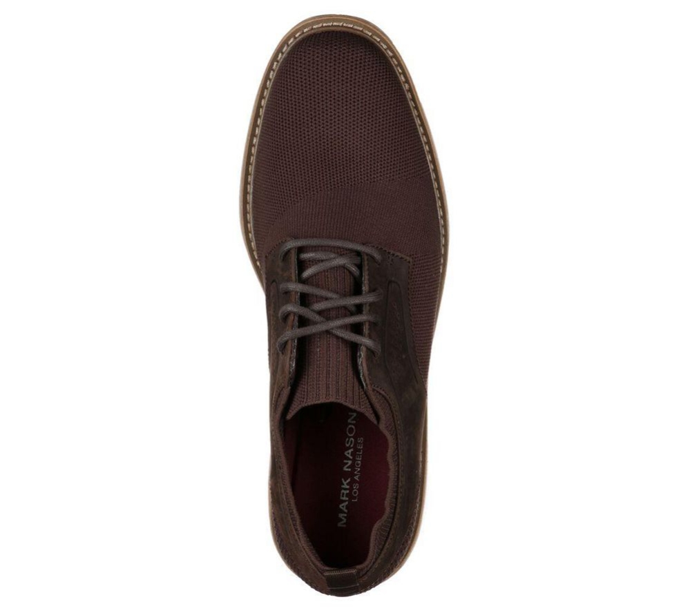 Skechers Clubman - Westside Men's Oxford Shoes Brown | FOHR09715