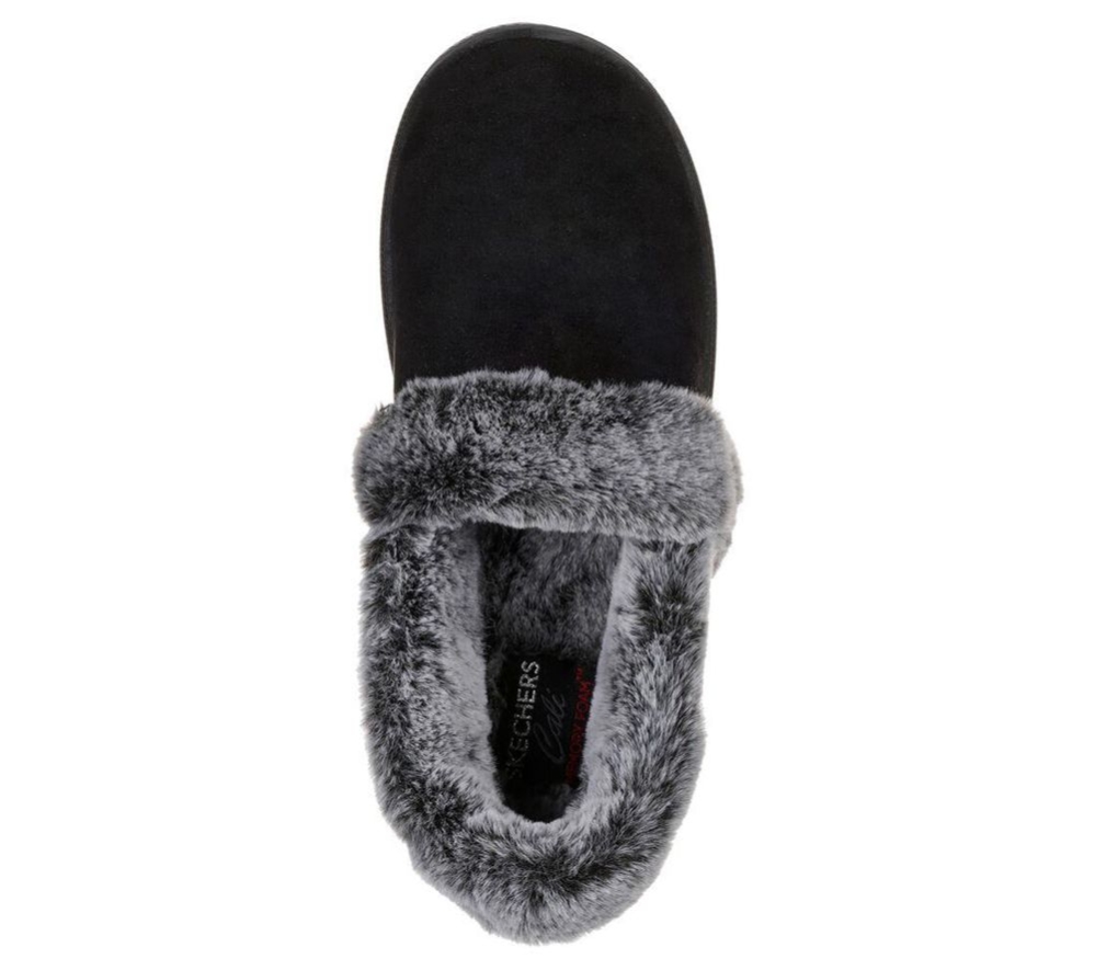 Skechers Cozy Campfire - Team Toasty Women's Slippers Black | QVDU24916