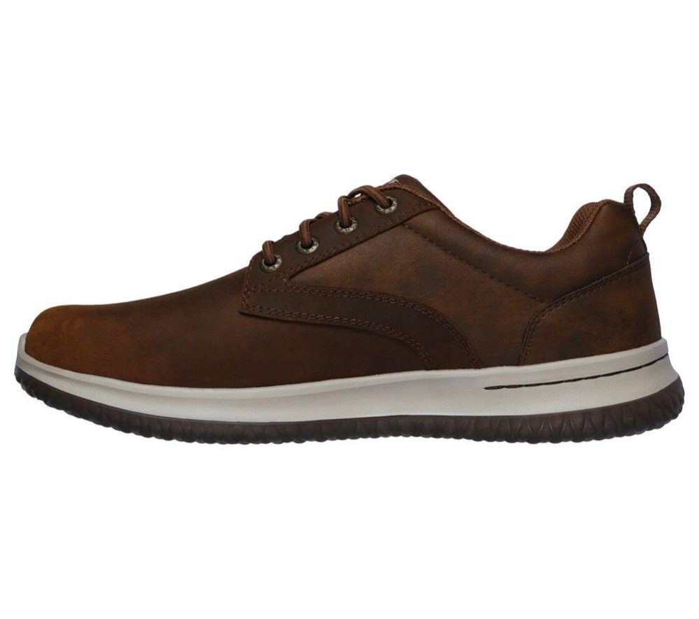 Skechers Delson - Antigo Men's Oxford Shoes Brown | OFUD71403