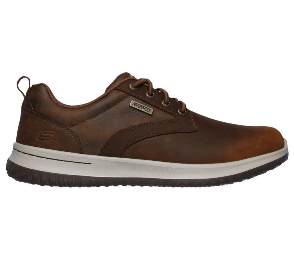 Skechers Delson - Antigo Men's Oxford Shoes Brown | OFUD71403