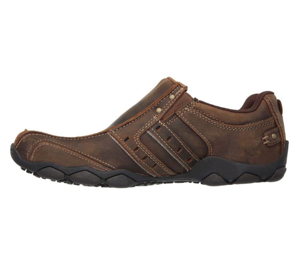 Skechers Diameter Men's Loafers Brown | HSWK35041