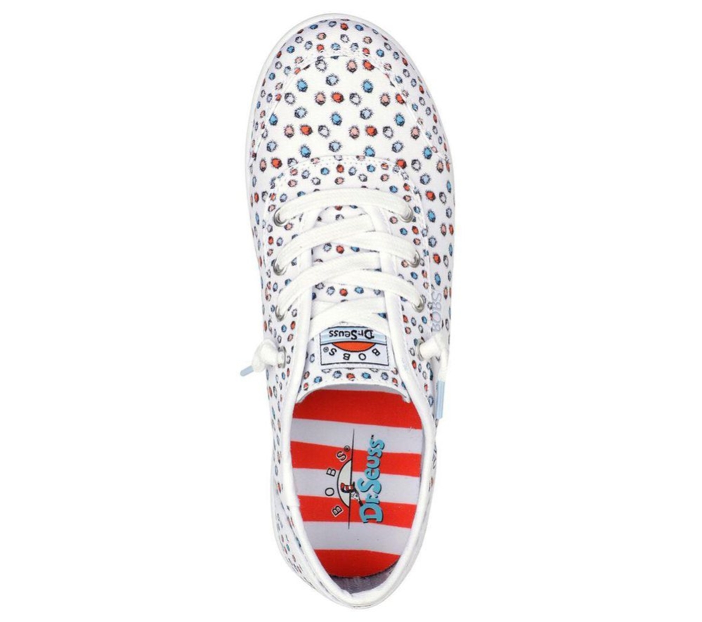 Skechers Dr. Seuss: BOBS B Cute - Who Holler & Shout Women's Trainers White Multicolor | JLVT79652