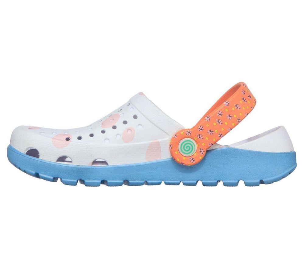 Skechers Dr. Seuss: GOwalk 5 - Egg On Women's Clogs White Multicolor | FLCY16738