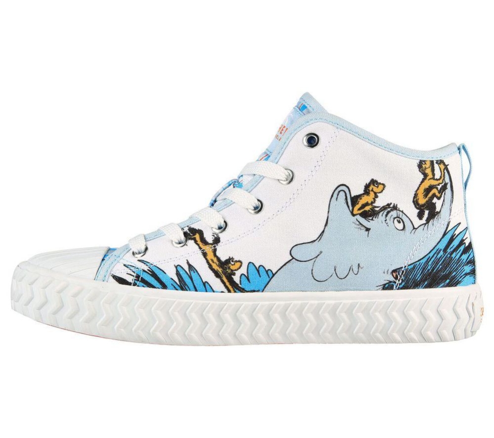 Skechers Dr. Seuss: Street Trax - A Person's A Person Women's Trainers White Blue | KJZP73218