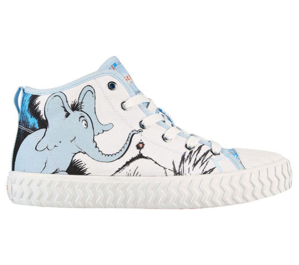 Skechers Dr. Seuss: Street Trax - A Person's A Person Women's Trainers White Blue | KJZP73218