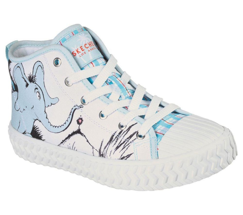 Skechers Dr. Seuss: Street Trax - A Person\'s A Person Women\'s Trainers White Blue | KJZP73218