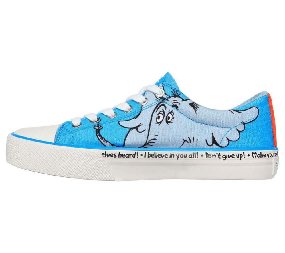 Skechers Dr. Seuss: V'Lites 2 - Don't Give Up Women's Trainers Blue Orange | FUME73405