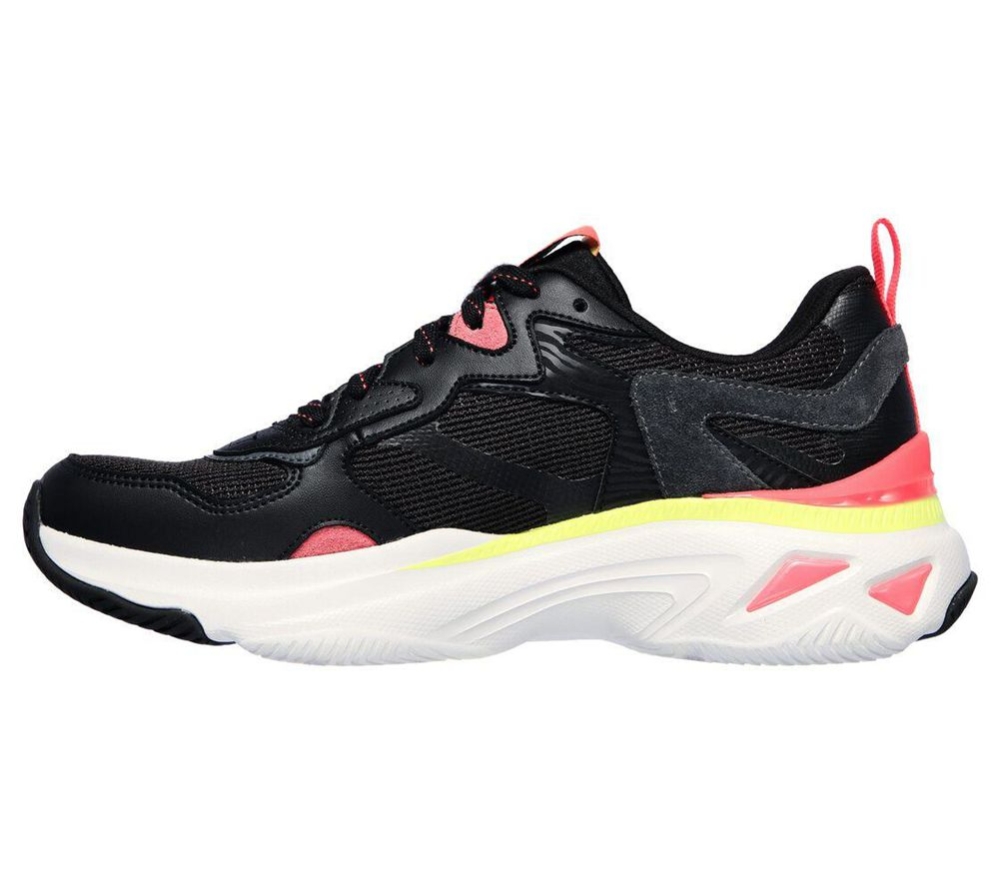 Skechers Energy Racer - Embrace Her Women's Trainers Black Pink | BRXT03275