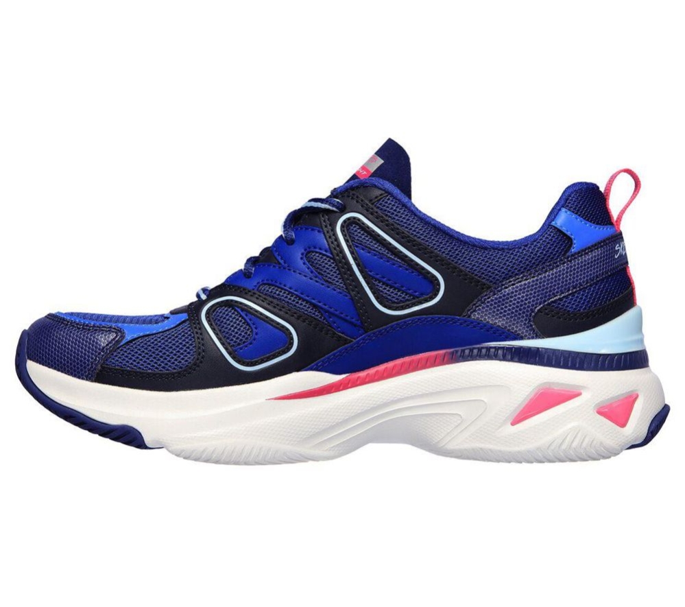 Skechers Energy Racer - Innovative Women's Trainers Navy Pink | WOMN30296