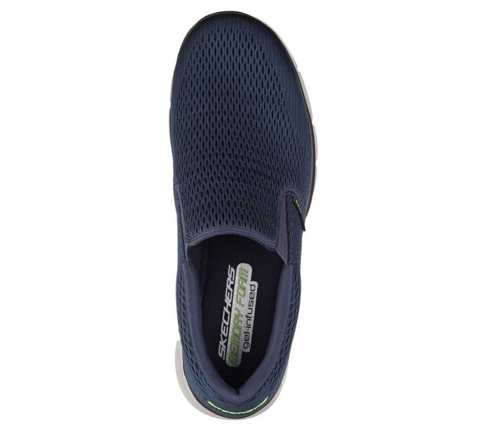 Skechers Equalizer - Double Play Men's Trainers Navy | GRBQ60127
