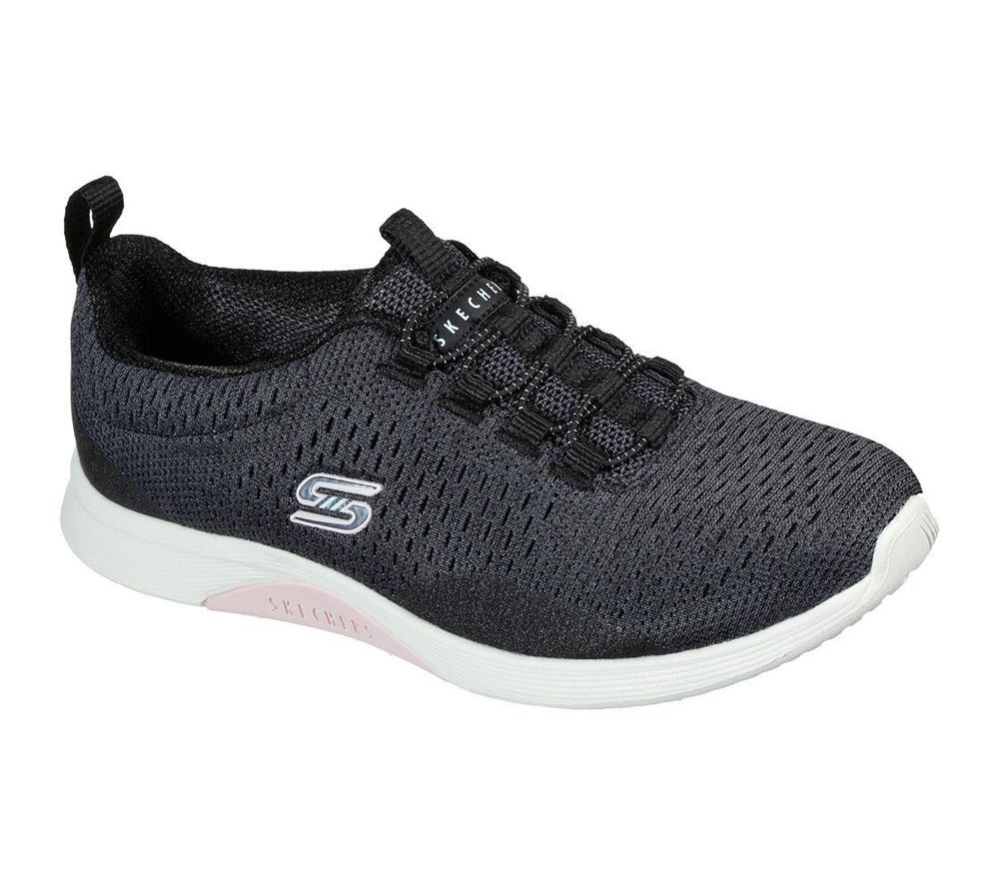 Skechers Esla - Fine Moment Women\'s Walking Shoes Black Grey | PDNF65174
